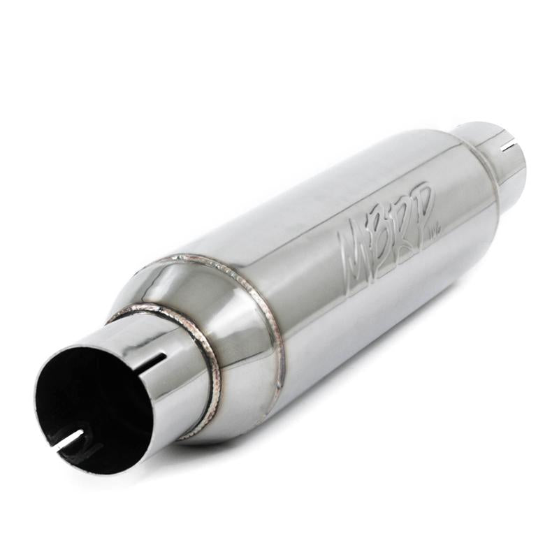 MBRP Armor Pro Universal Resonator MBRPR1012, 2.5-Inch Inlet and Outlet