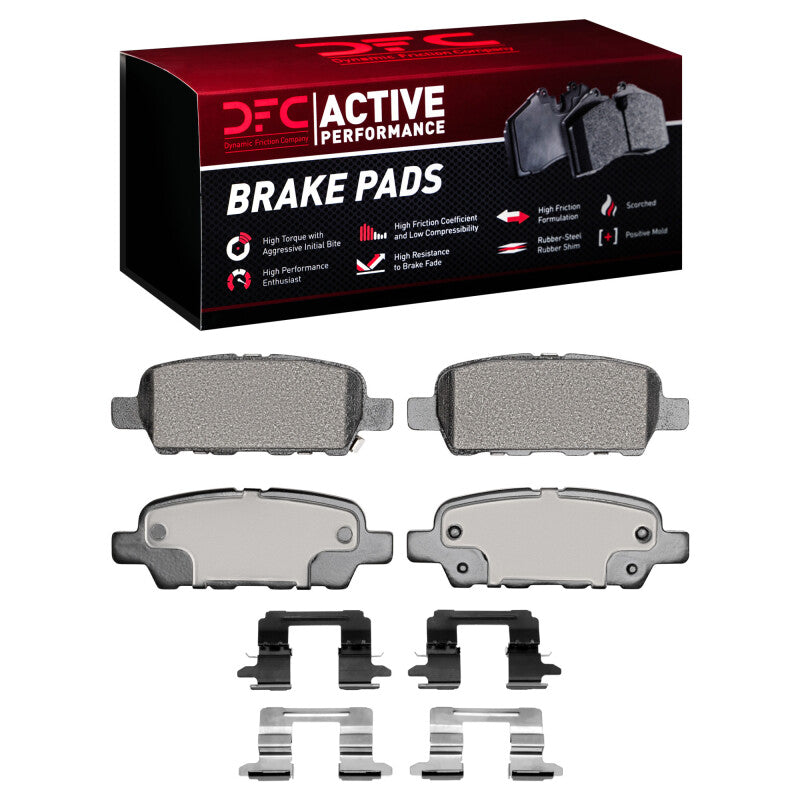 DFC 23-26 Nissan Z Rear Active Performance Brake Pads and Hardware Kit