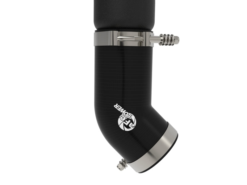 aFe BladeRunner Aluminum Hot-Side Charge Pipe, Black, Part Number 46-20818-B, for 2025-2026 Ram 2500 and 3500 6.7L Diesel