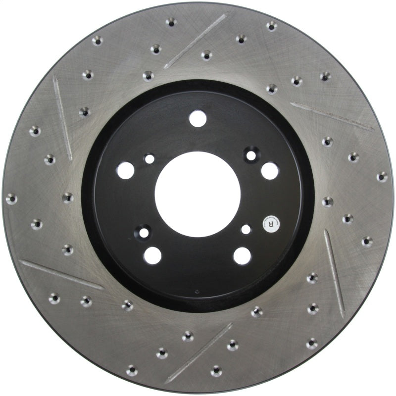 StopTech 04-08 Accura TL (Brembo Caliber) SportStop Slotted & Drilled Right Front Rotor