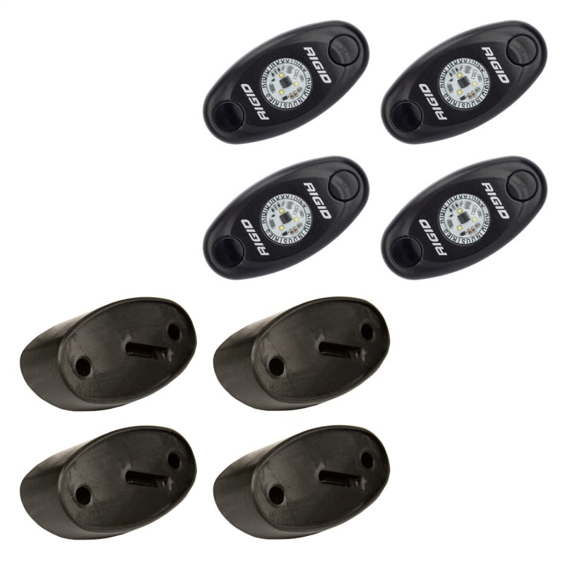 Rigid Industries RIG400243 Rock Light Kit, Amber, 4-Light