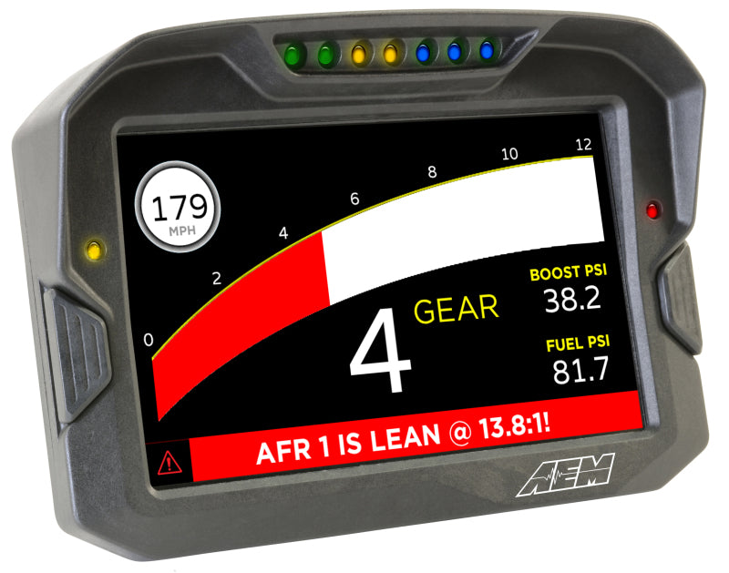 AEM CD-7LG Carbon Fiber Digital Racing Dash Display with GPS, CAN Input Only – 30-5703
