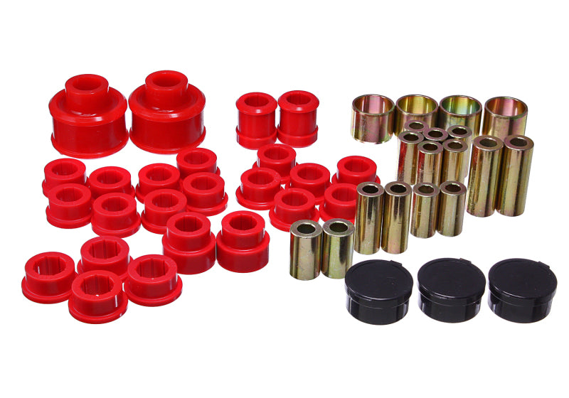Energy Suspension - eng19.3105R - 2005-2009 Subaru Legacy Rear Control Arm Bushing Set, Red