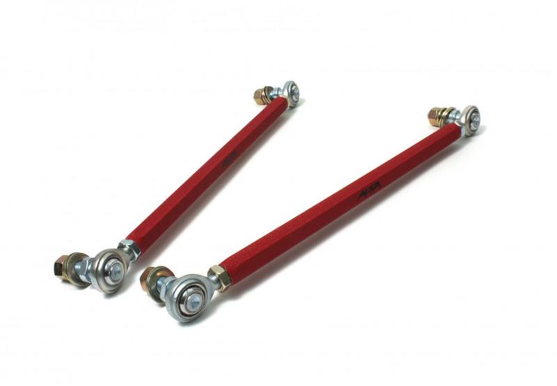 Alta AMP-SUS-400 Adjustable Front Endlinks for 2002-2012 MINI Cooper, Cooper S, JCW, Convertible and Clubman - Red