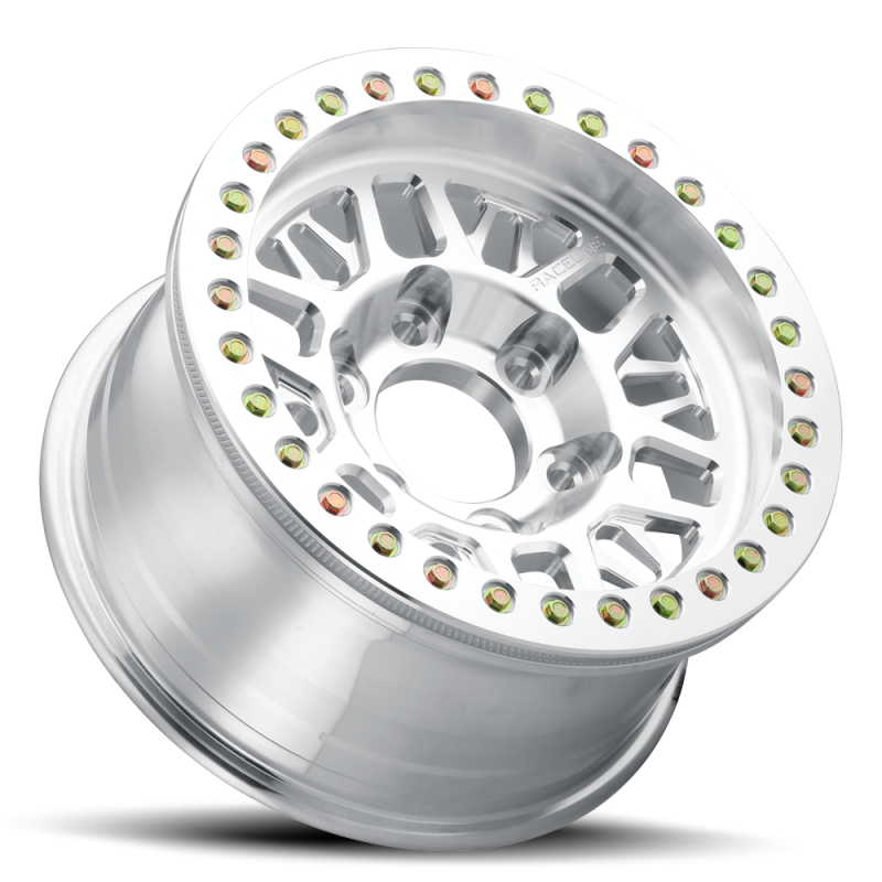 Raceline RT951F Ryno 17x9-Inch Machined Beadlock Wheel, 8x6.5 Bolt Pattern, +25mm Offset