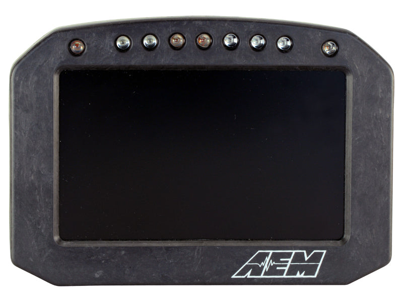 AEM CD-5G Carbon Flat Panel Digital Dash Display with Internal 20 Hz GPS and Antenna, Part 30-5602F