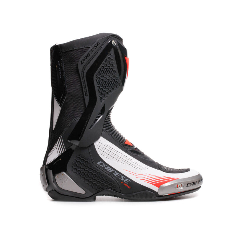 Dainese Torque 4 Air Boots Black/White/Red-Fluorescent Size - 45