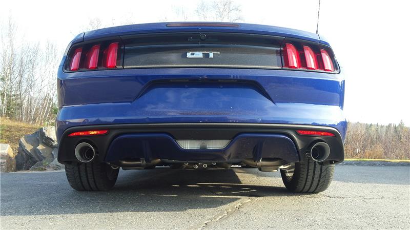 MBRP S7276BLK Armor BLK Axle-Back Exhaust System for 2015-2017 and 2024-2025 Ford Mustang GT 5.0L