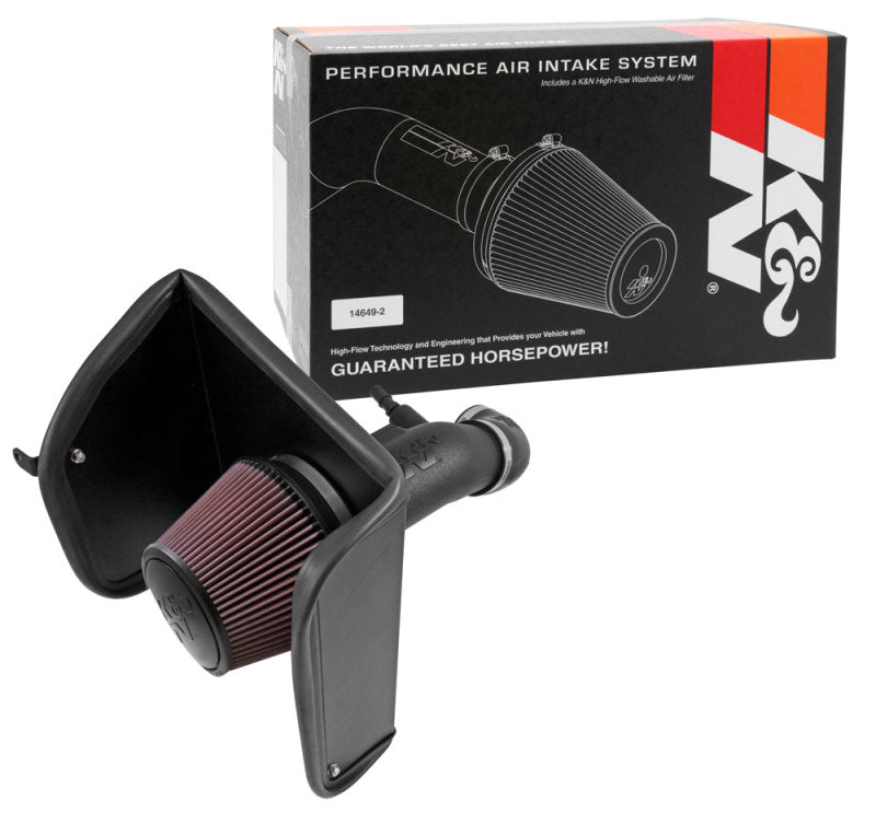 K&N 57-3089 57 Series FIPK Performance Air Intake Kit for 2015-2016 Chevrolet Colorado and GMC Canyon 2.5L