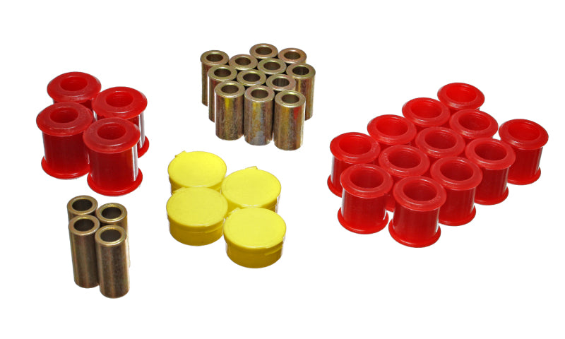 Energy Suspension eng7.3115R - 89-94 Nissan 240SX (S13) Red Rear Control Arm Bushing Set
