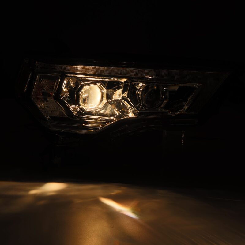 AlphaRex PRO-Series LED Projector Headlights for 2014-2016 Toyota 4Runner, Alpha-Black with Sequential Signal and DRL - ARX880850