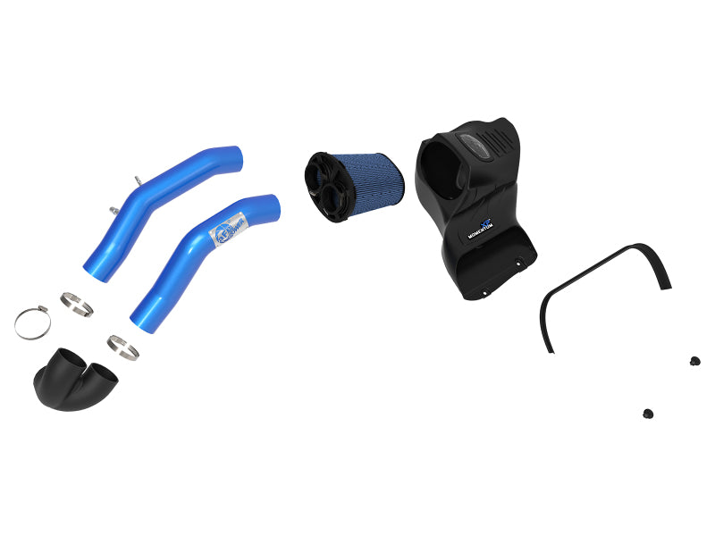 aFe Momentum XP Cold Air Intake System with Pro 5R Filter, Blue Tubes, Ford F-150 5.0L V8