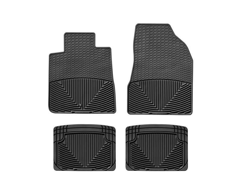 WeatherTech 07-09 Saturn Outlook Front and Rear Rubber Mats - Black