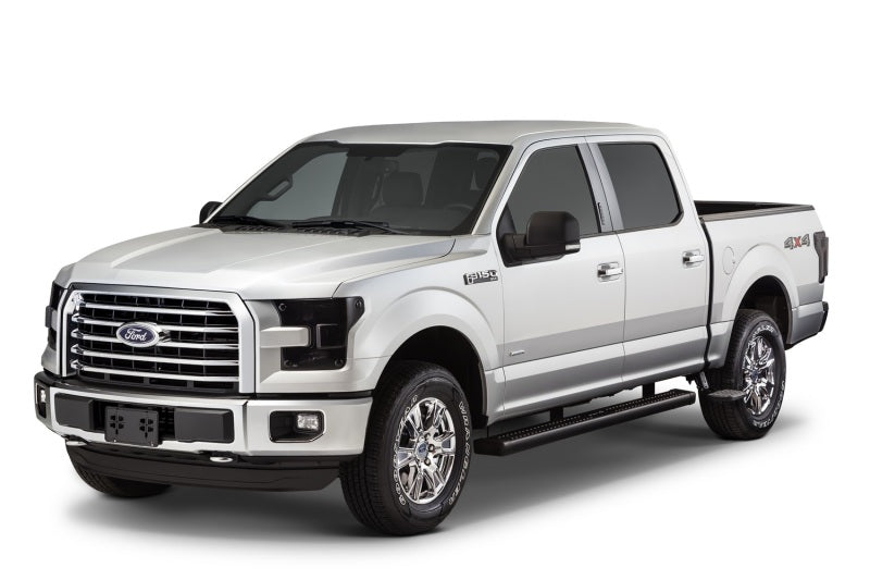 AMP Research BedStep2 Retractable Bed Side Step for 2015-2024 Ford F-150, Black - 75412-01A