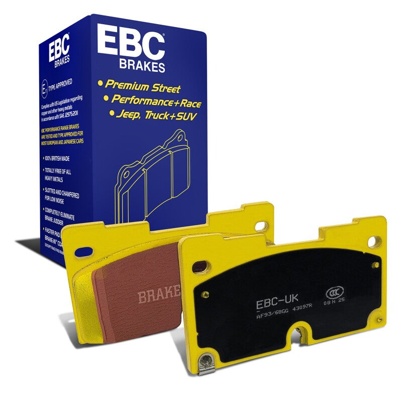 EBC DP43097R Yellowstuff Front Brake Pads for 2019+ Chevrolet Silverado 1500 2WD
