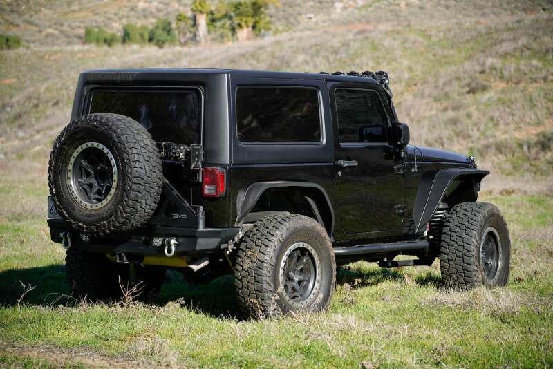 DV8 Offroad DVE-TCJK-13 Spare Tire Carrier for 2007-2018 Jeep Wrangler JK/JKU MTO Rear Bumper