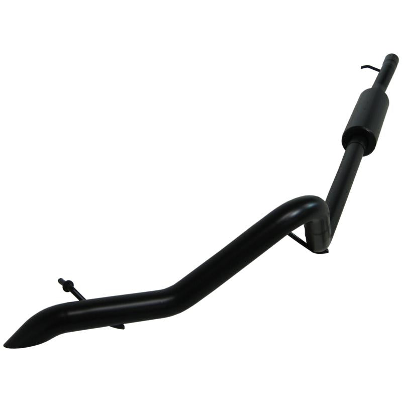 MBRP S5514BLK ARMOR BLK Cat-Back Exhaust System for 2007-2011 Jeep Wrangler JK 3.8L V6