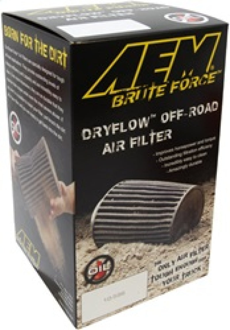 AEM Induction Brute Force Dryflow Round Tapered Air Filter 21-2047BF