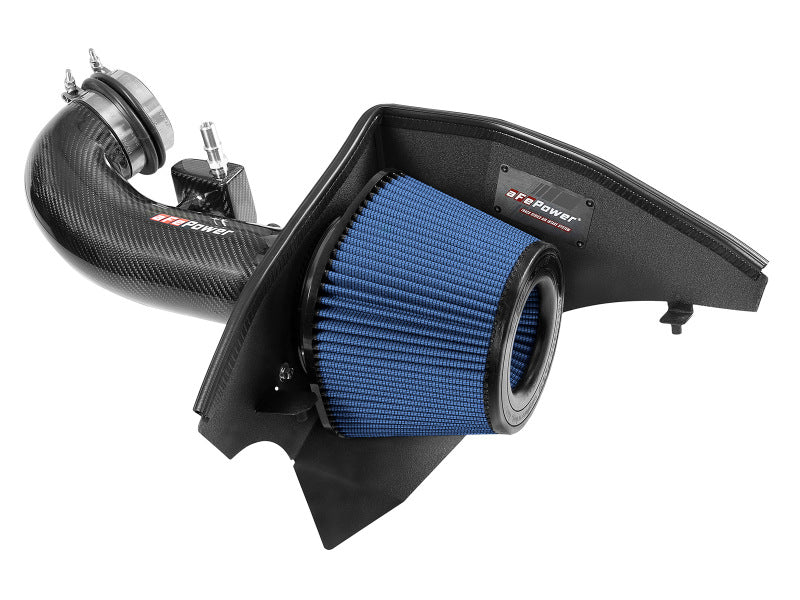 aFe Track Series Carbon Fiber Pro 5R Cold Air Intake System for 2016-2024 Chevrolet Camaro SS 6.2L V8 - Part 57-10005R