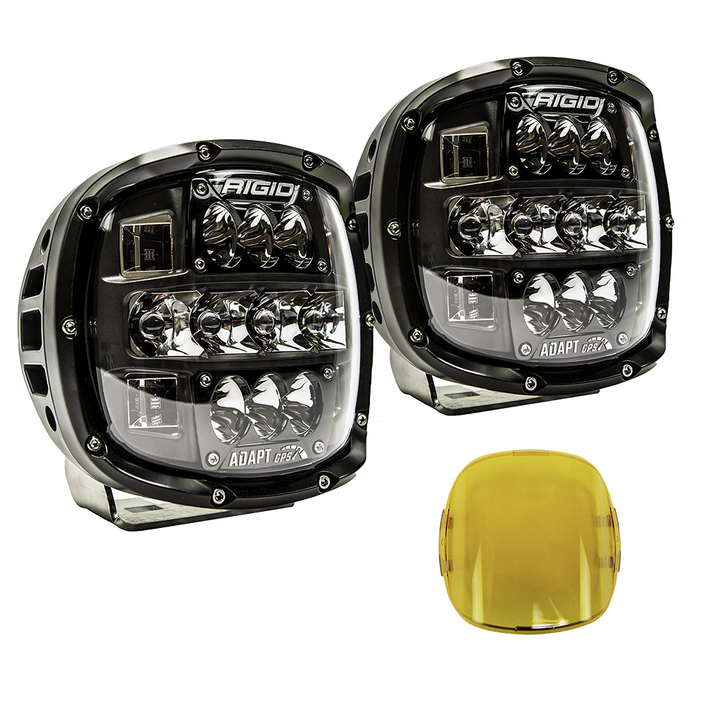 Rigid Industries - 300415 - Auxiliary Light - RIGID Adapt XP Extreme Powersports LED Light 3 Lighting Zones GPS Module Pair