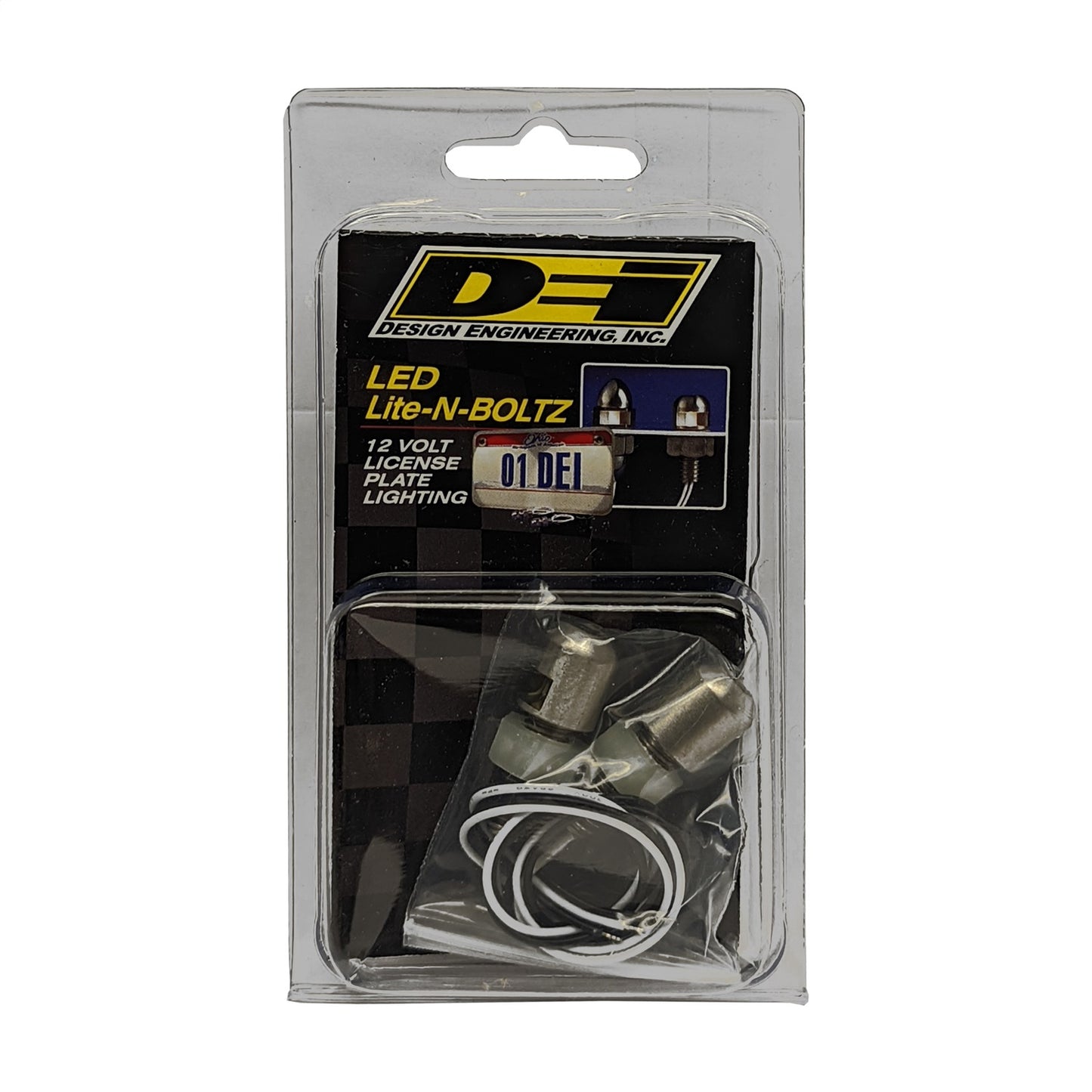 Design Engineering - 30302 - License Plate Light Kit -  30302 LED Lite N Boltz License Plate Lighting Kit