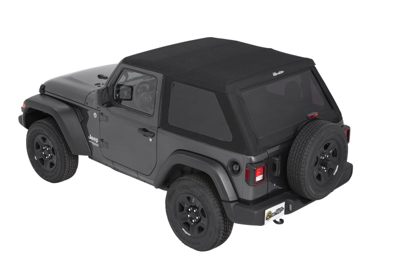 Bestop Trektop Jeep Wrangler JL 2-Door Black Diamond Part Number BES56862-35