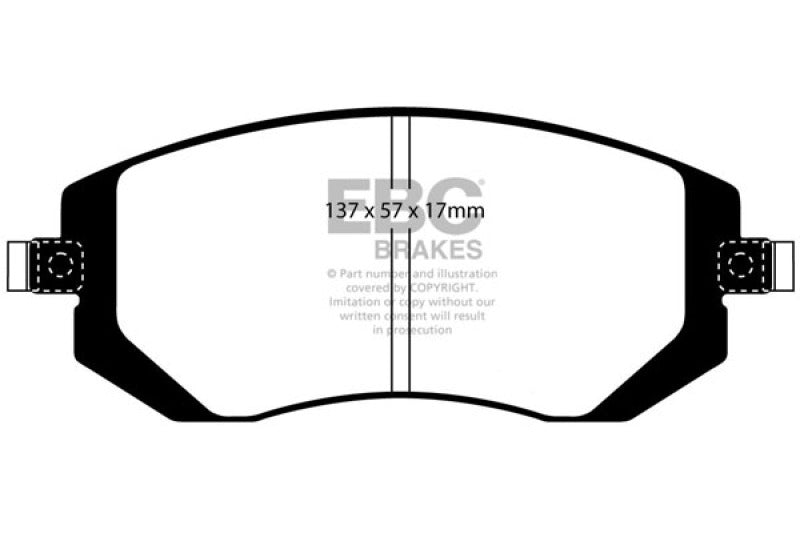 EBC Greenstuff Brake Pad Sets