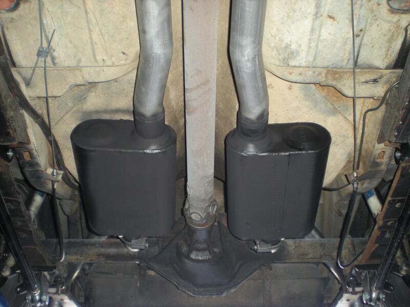 Flowmaster American Thunder 67-68 GM F-Body 2.5 inch Crossmember-Back Exhaust System for Camaro and Firebird