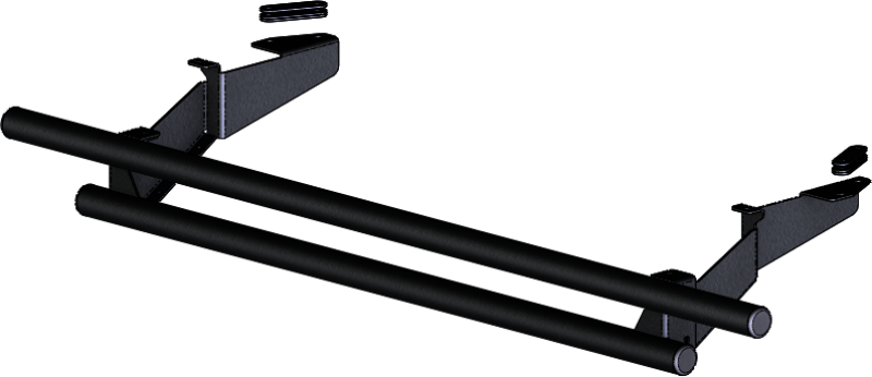 KFI KFI101595 Double Tube Rear Bumper for Honda Pioneer 1000-3 and 1000-6