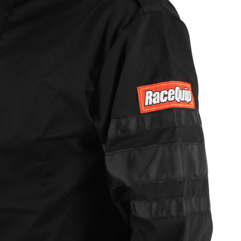 RaceQuip rqp111003RQP Black SFI-1 Single-Layer Race Jacket - Medium