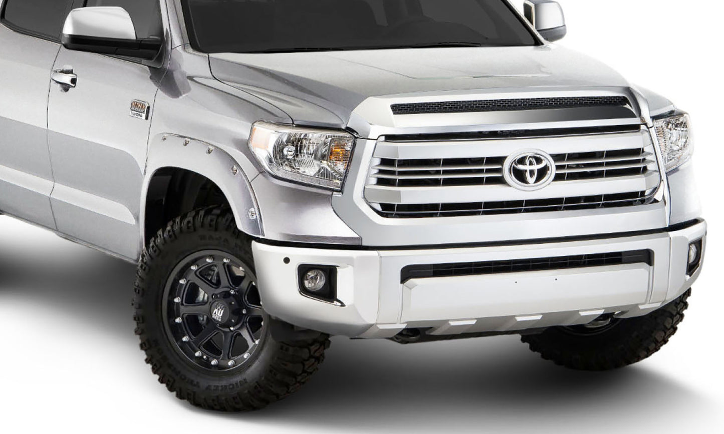 Bushwacker - 30918-13 - Fender Flare -  30918-13 Fender Flares Pocket Style-Color Super White Smooth Finish 4 Pc - P/N: 30918-13