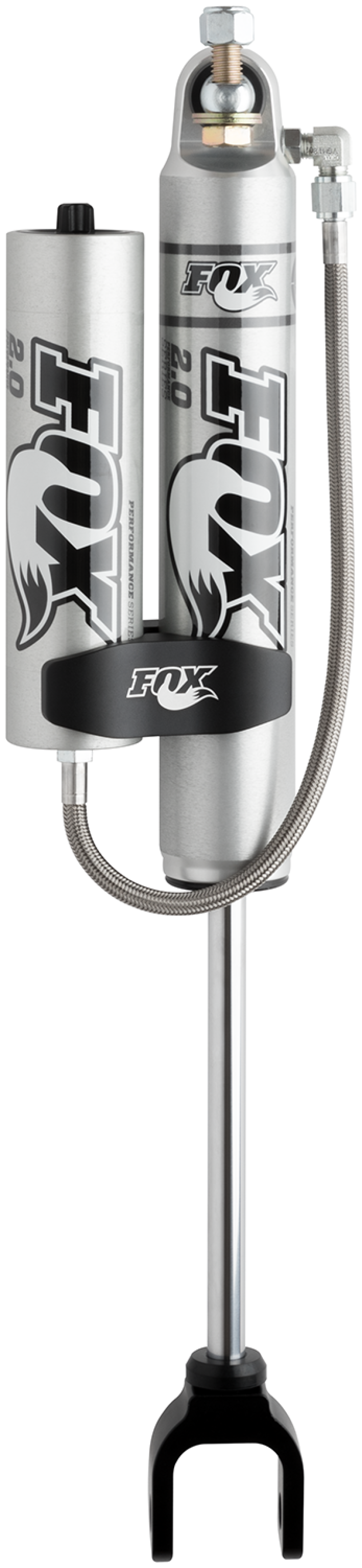 FOX Performance Series 2.0 Remote Reservoir Front Shock, Part Number FOX980-24-966, for 2011 Chevrolet Silverado and GMC Sierra HD