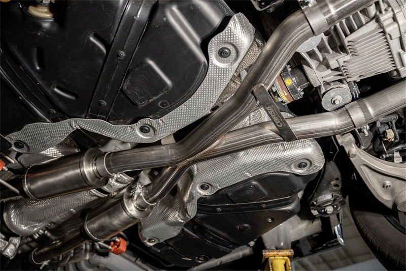 Corsa 18-22 Dodge Durango SRT 392 Cat-Back 2.75in Dual Rear Exit 4.5in Black PVD Pro-Series Tips
