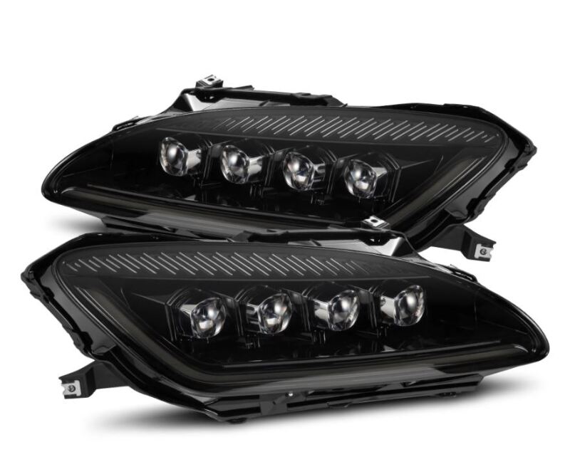 AlphaRex NOVA-Series Projector LED Headlights for 1999-2009 Honda S2000, Alpha-Black - ARX880272