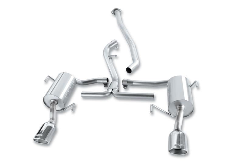 Borla 140324 S-Type Cat-Back Exhaust System for 2008-2011 Subaru Impreza 2.5L Sedan