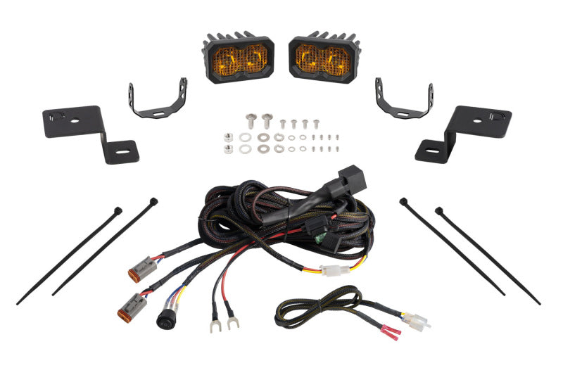 Diode Dynamics SSC2 Stage Series Backlit Ditch Light Kit dioDD7366 for 2021-2022 Ford F-150