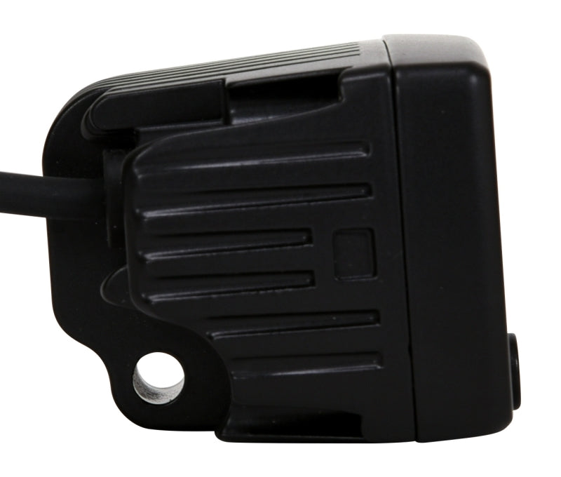 KC HiLiTES C-Series C2 20W LED Area Flood Lights, 2-Inch, Pair Pack with Wiring Harness and Switch