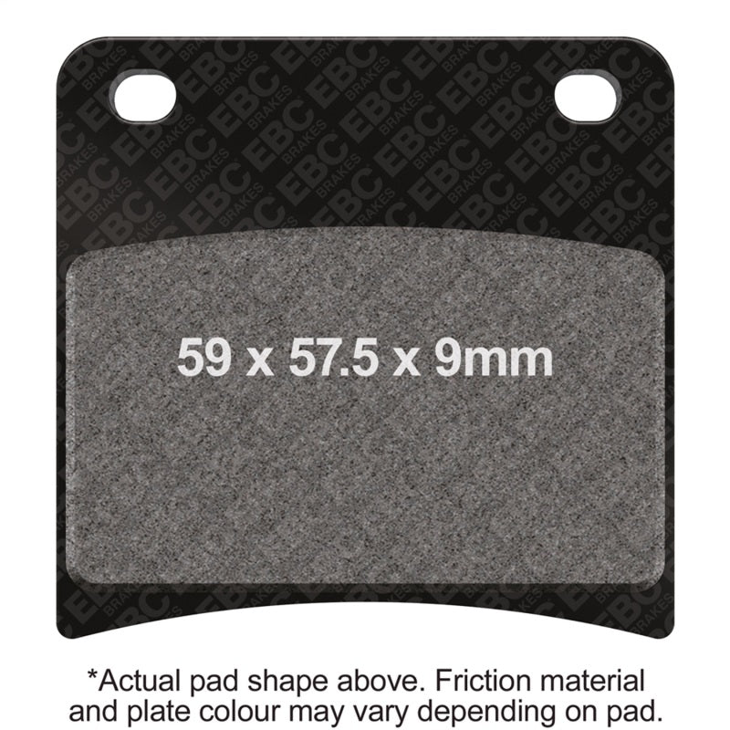 EBC Powersports FA146HH Double-H Sintered Front Brake Pads for Select Suzuki Motorcycles