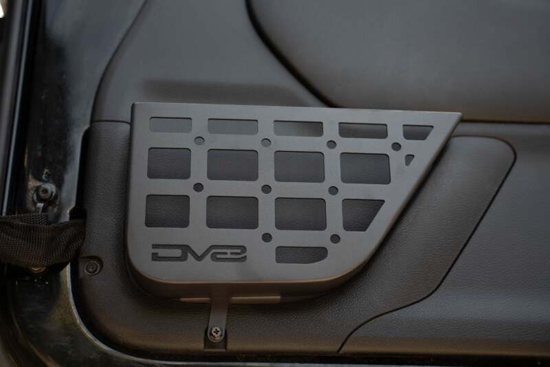 DV8 Offroad dveMPJK-07 Slim Front Door MOLLE Pockets for 2011-2018 Jeep Wrangler JK 2-Door