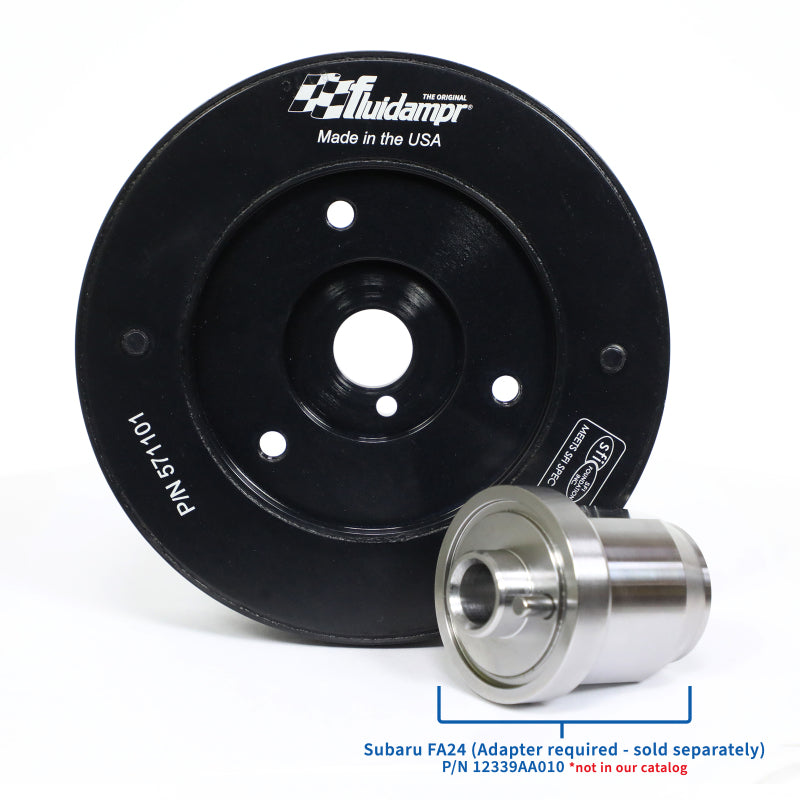 Fluidampr FDR571101 - 13-20 Subaru BRZ / 15-22 Subaru WRX / Toyota 4U-GSE Steel Internally Balanced Damper
