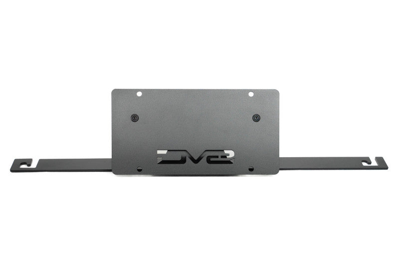 DV8 Offroad dveLPBR-05 Slanted Front License Plate Mount for 2021-2025 Ford Bronco Capable Steel Bumper