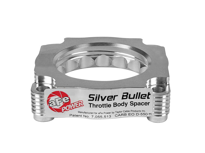 aFe Silver Bullet Throttle Body Spacer Kit, Part Number 46-31009, for BMW 2.0L N20/N26