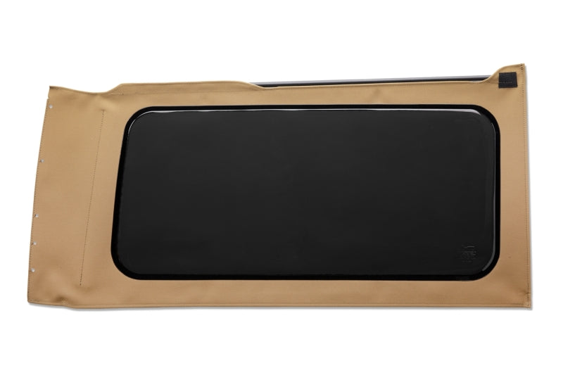 Bestop OE JL Replacement Windows for 2018-2026 Jeep Wrangler JL, 2-Door, Tan Twill Tinted - Right Hand Quarter Window