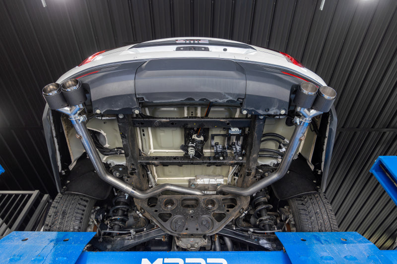 MBRP S50593CF Armor Pro Cat-Back Exhaust System for 2021–2024 Chevrolet Suburban and GMC Yukon XL 5.3L