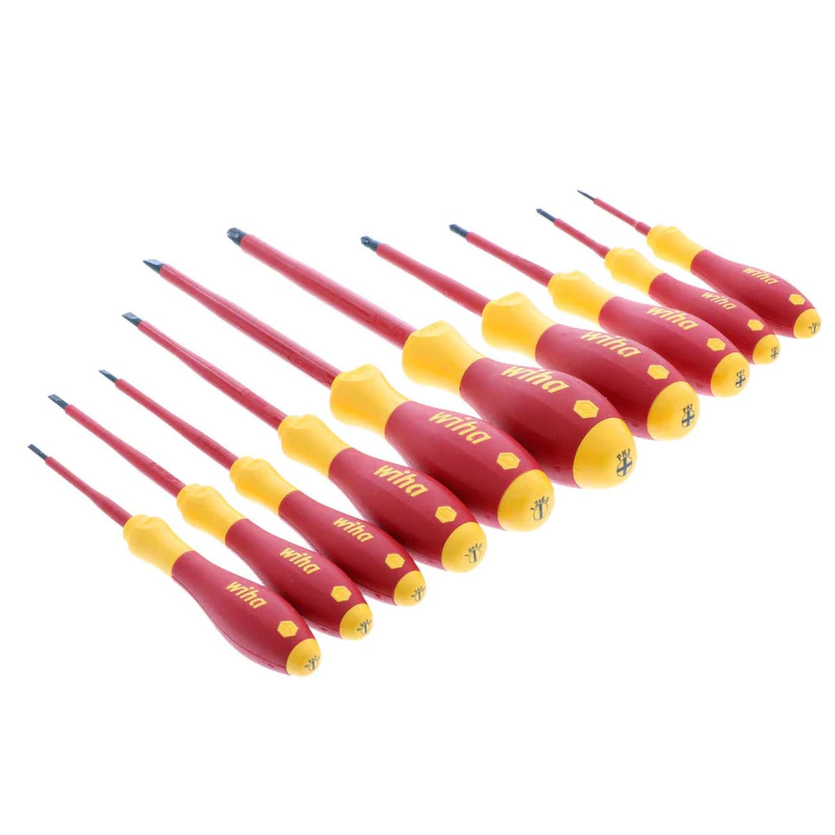 Wiha Insulated Slotted and Phillips Screwdriver Set