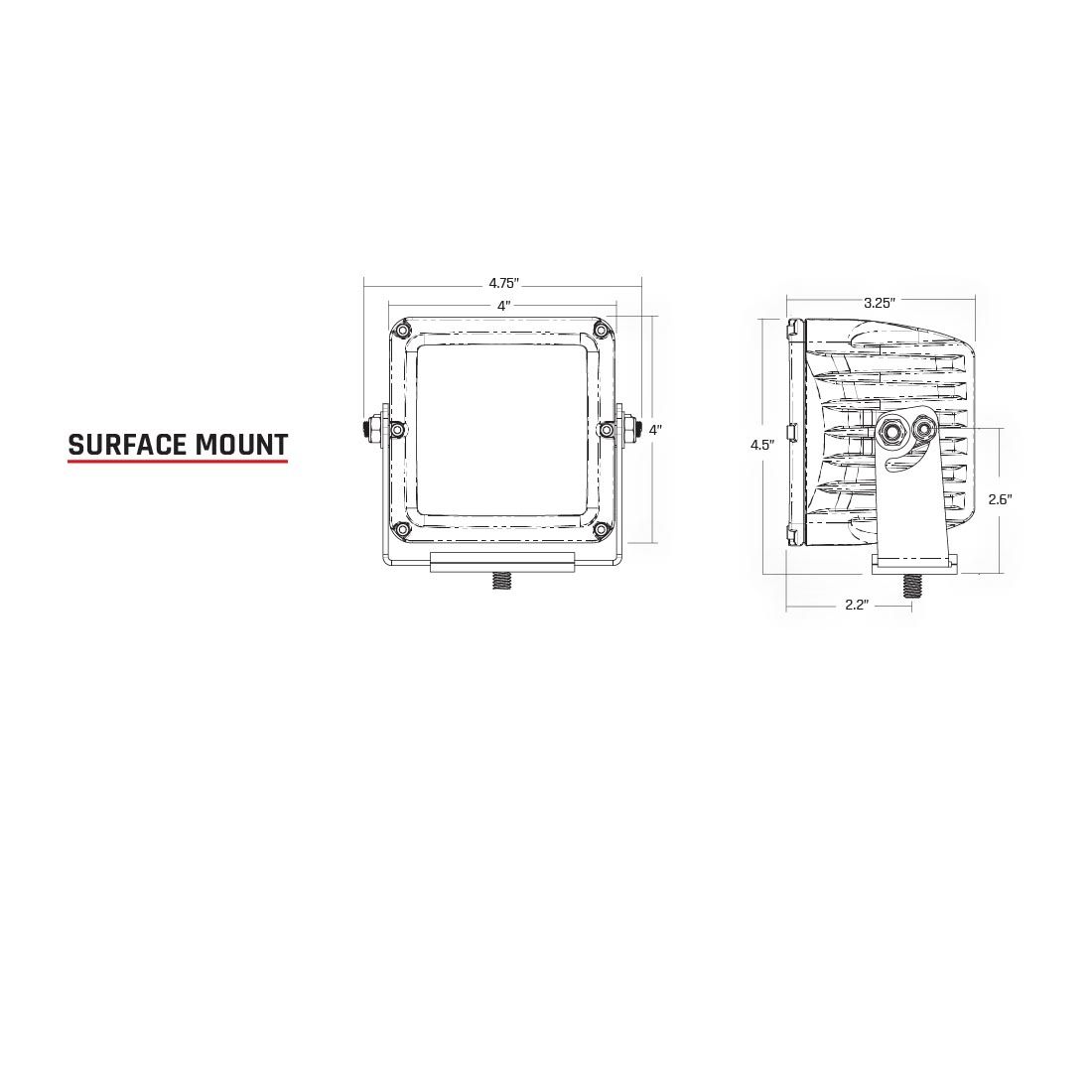 Rigid Industries - 322113 - Auxiliary Light - Flood Light Pair D-XL Pro