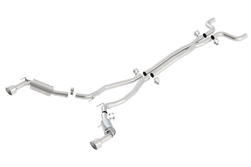 Borla 140280 S-Type Cat-Back Exhaust System for 2010-2013 Chevrolet Camaro SS 6.2L V8