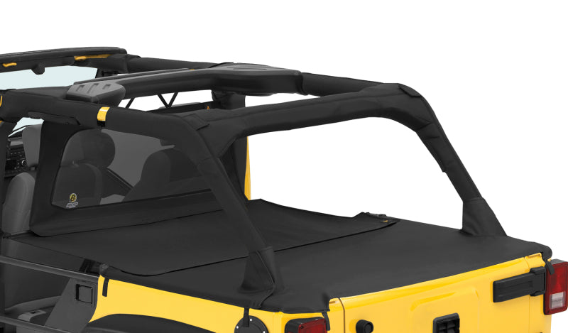 Bestop Duster Deck Extension for Jeep Wrangler JK 4-Door (2007-2018) - Black Diamond