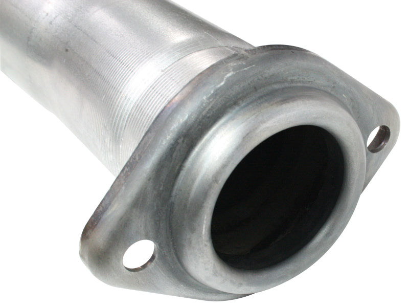 aFe Atlas 4-Inch Aluminized Steel Cat-Back Exhaust System with Muffler and Black Tip, Part Number 49-03041-B, 2011-2013 Ford F-150 3.5L EcoBoost V6