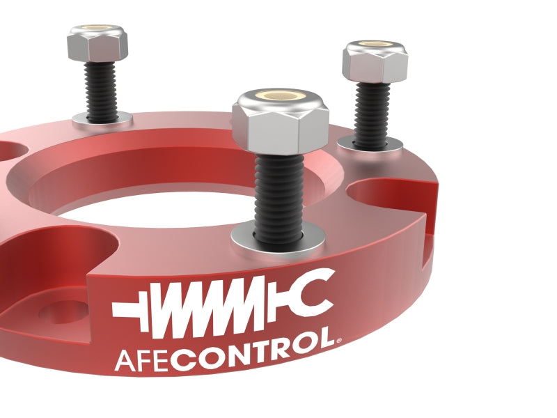 aFe CONTROL 1.5-Inch Front Leveling Kit for 2024-2025 Toyota Tacoma 4WD, Red - 416-72T010-R